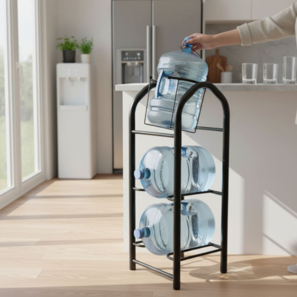 Portagarrafon  Anaquel  doble + columpio