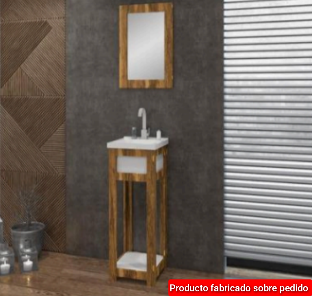 Lavamanos con espejo nereida